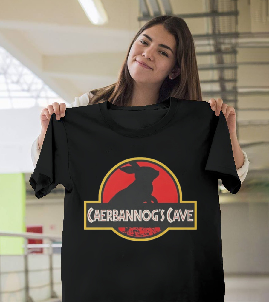 Monty Python And The Holy Grail Caerbannog's Cave Jurassic T-Shirt