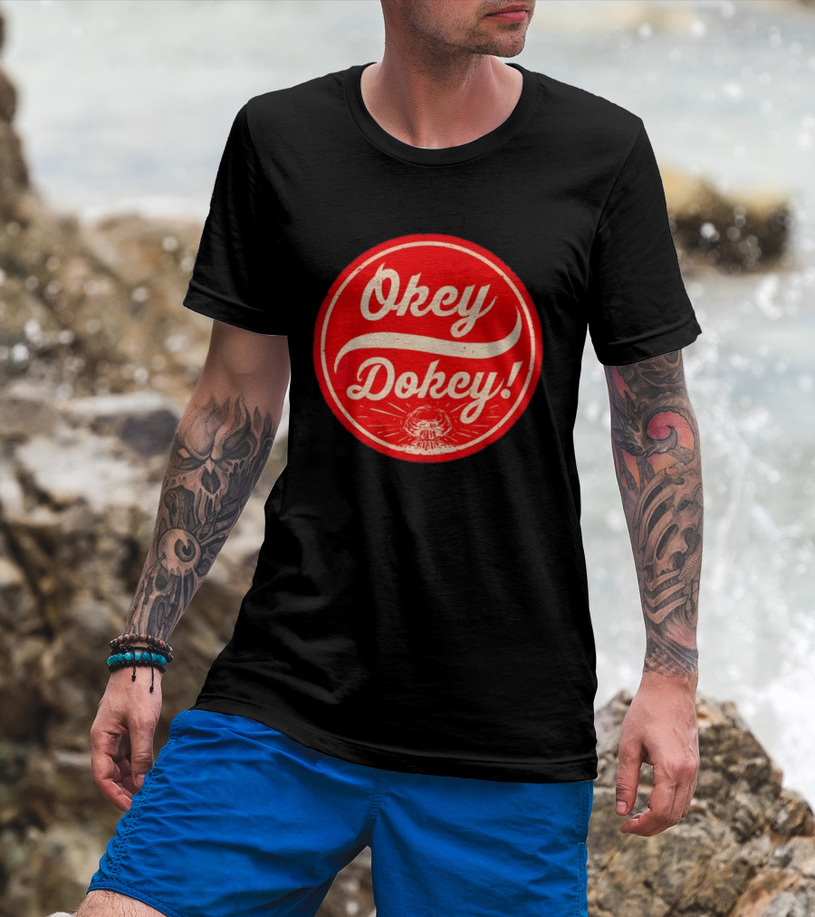 Okey Dokey The Last Drink Red Circle T-Shirt