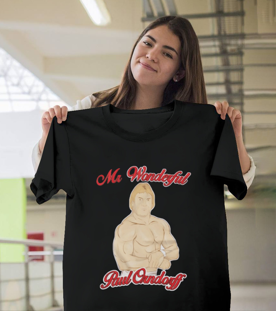 Mr Wonderful Paul Orndorff Vintage Wrestling Legend T-Shirt