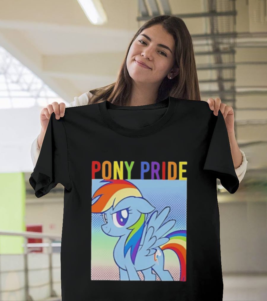 Rainbow Dash Pony Pride My Little Pony Rainbow T-Shirt