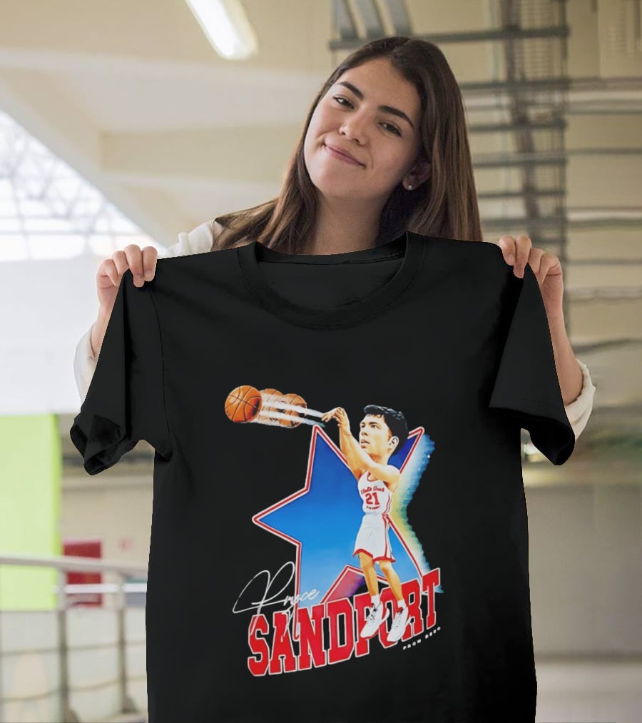 Pryce Sandfort Nebraska Cornhuskers Basketball Star Player 21 T-Shirt