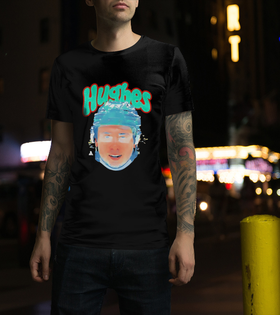 Quinn Hughes 43 Hughes Minnesota Wild Big Head 2026 T-Shirt