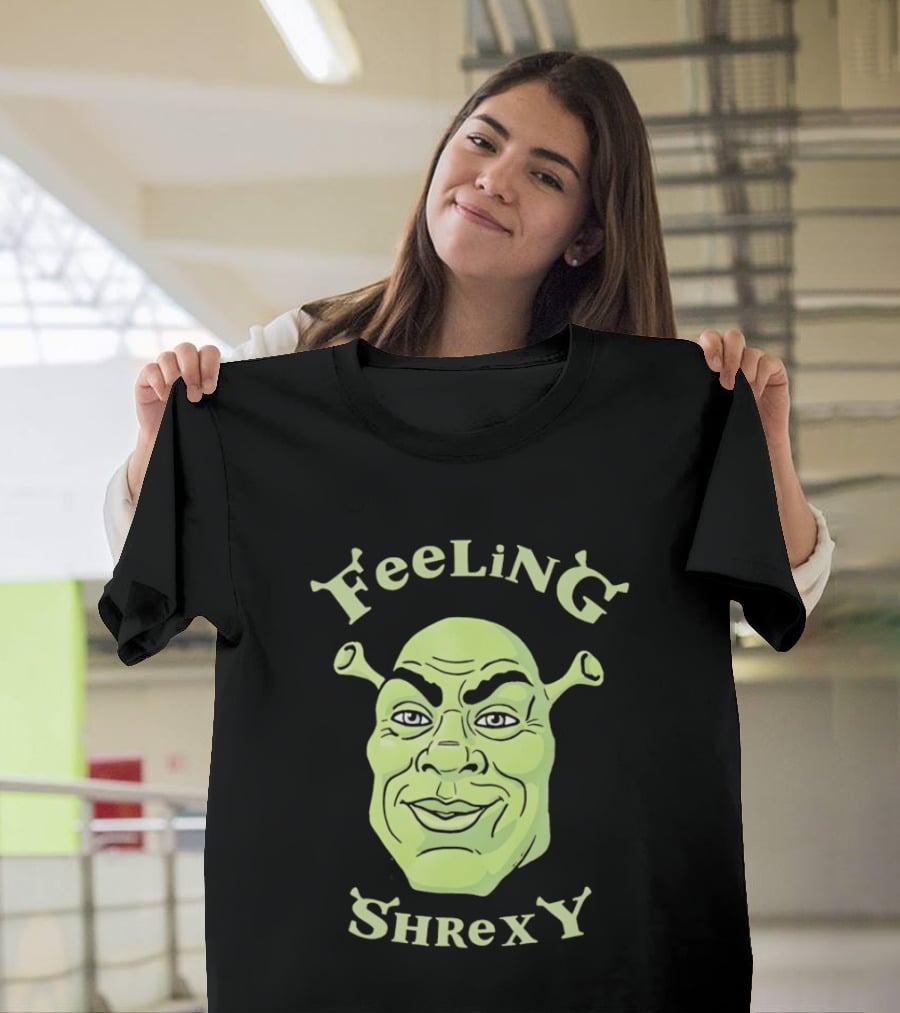 Feeling Shrexy Shrek Face T-Shirt