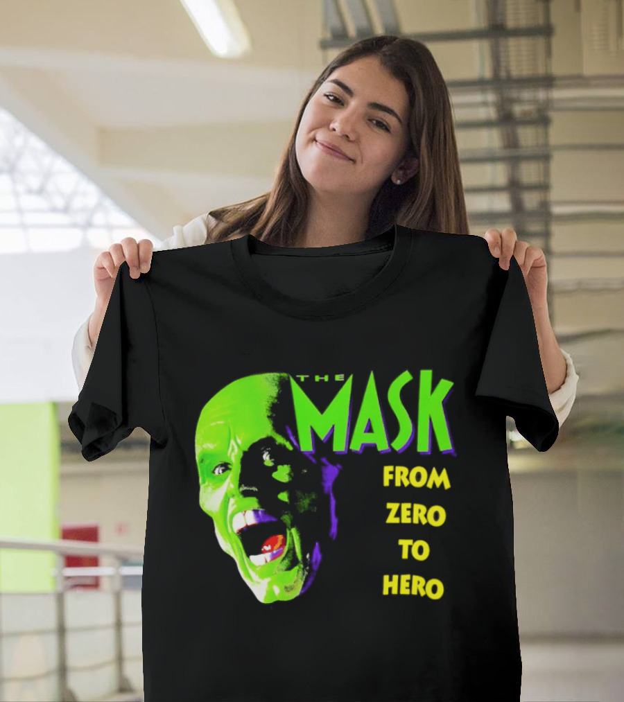 The Mask Movie From Zero To Hero Face T-Shirt