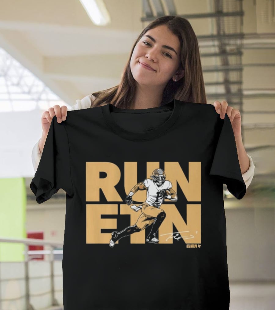 Travis Etienne Run ETN Football NOLA T-Shirt
