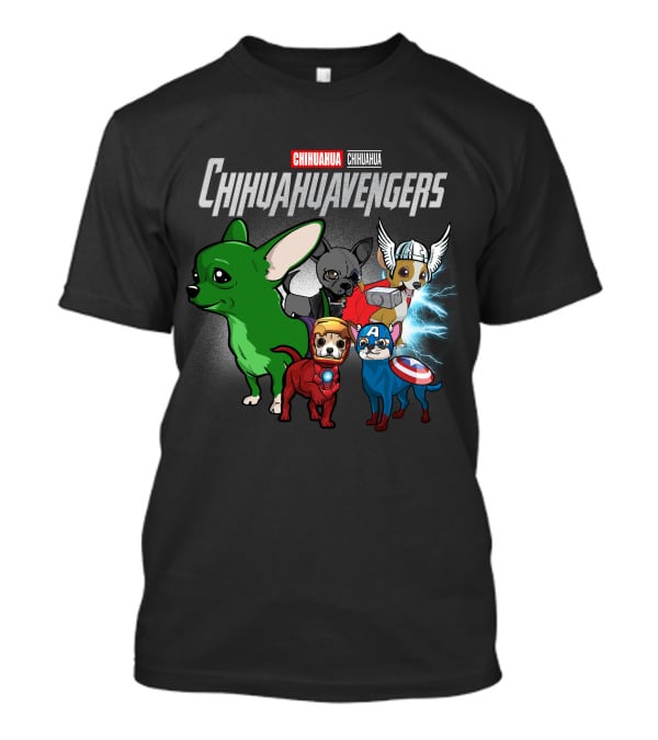 Chihuahua Chihuahuavengers Avengers Hero Dogs T-Shirt