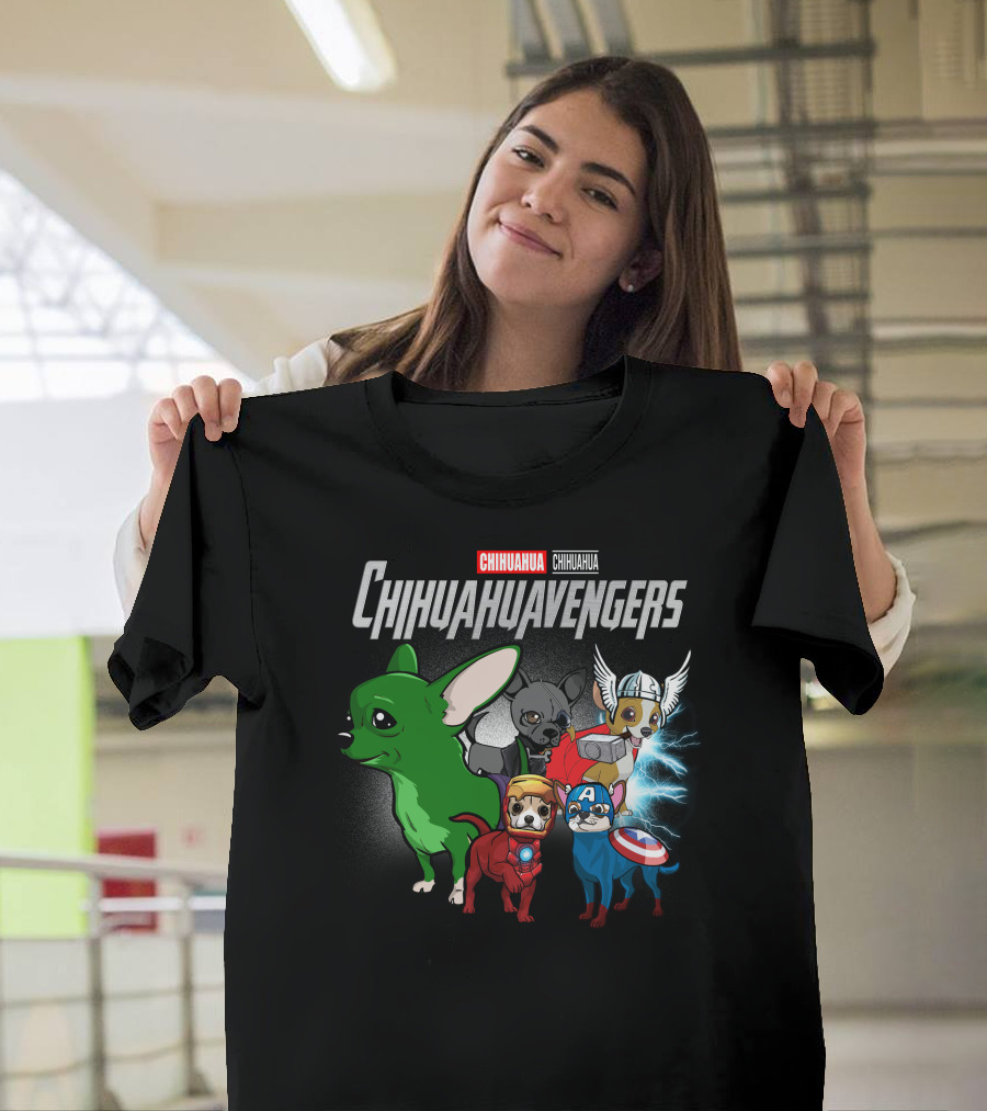 Chihuahua Chihuahuavengers Avengers Hero Dogs T-Shirt