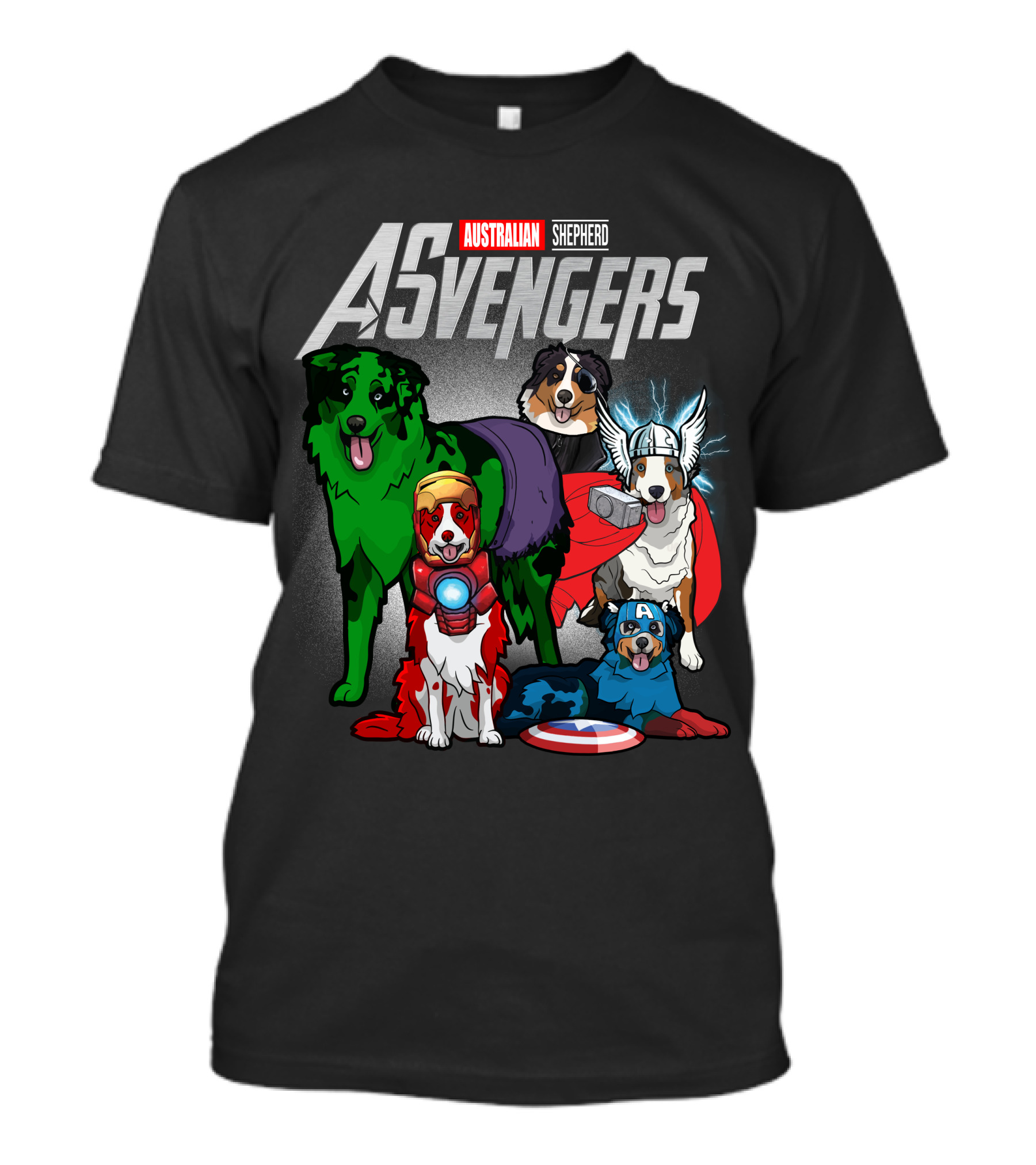 Australian Shepherd ASvengers T-Shirt