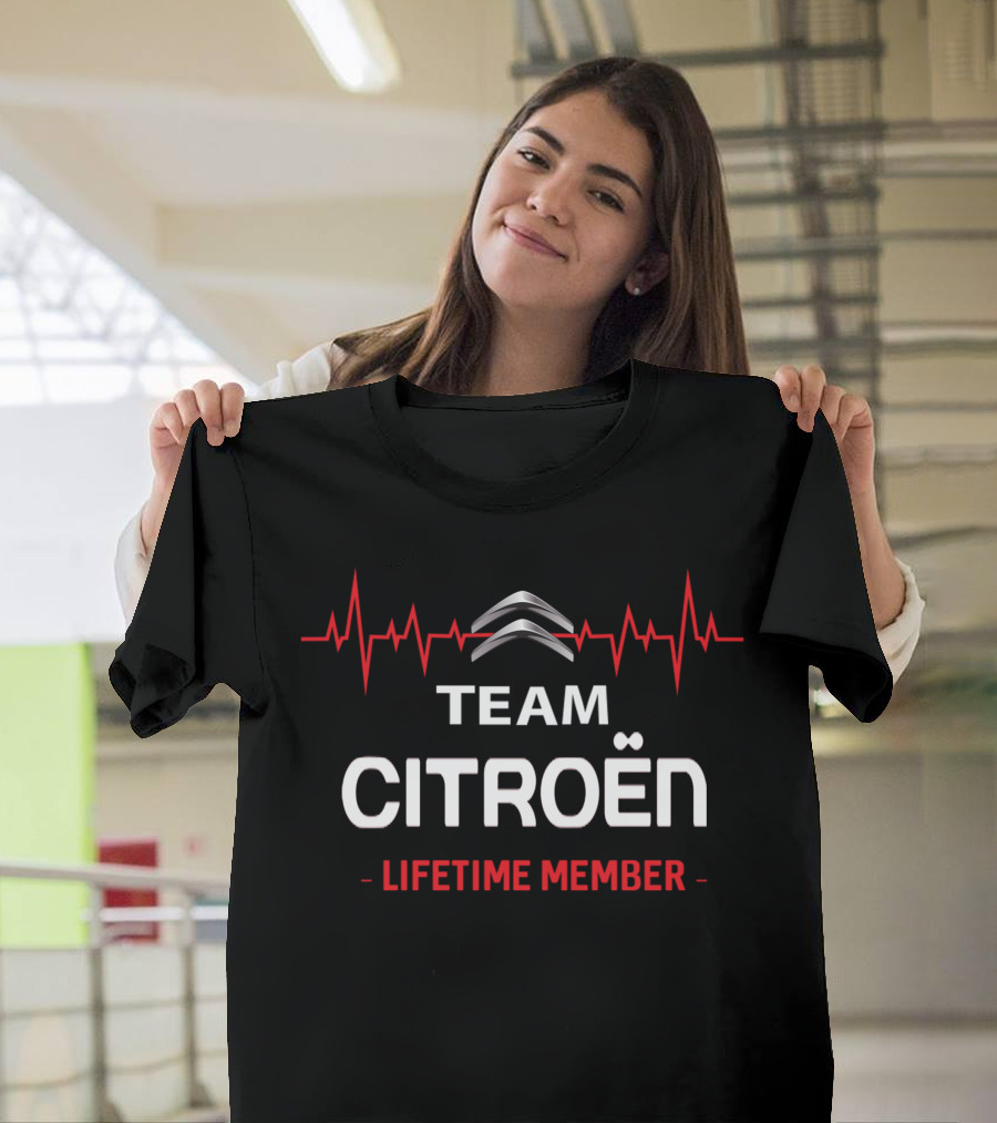 Team Citroën Lifetime Member Heartbeat T-Shirt