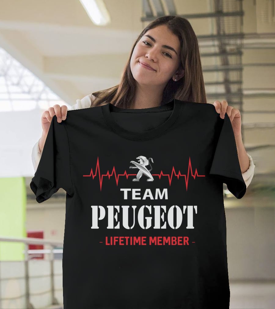 Team Peugeot Lifetime Member Heartbeat T-Shirt