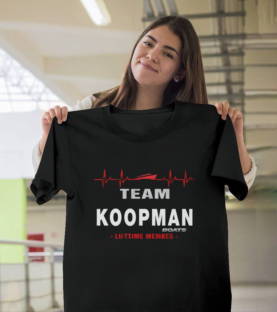 Team Koopman Boats Lifetime Member T-Shirt