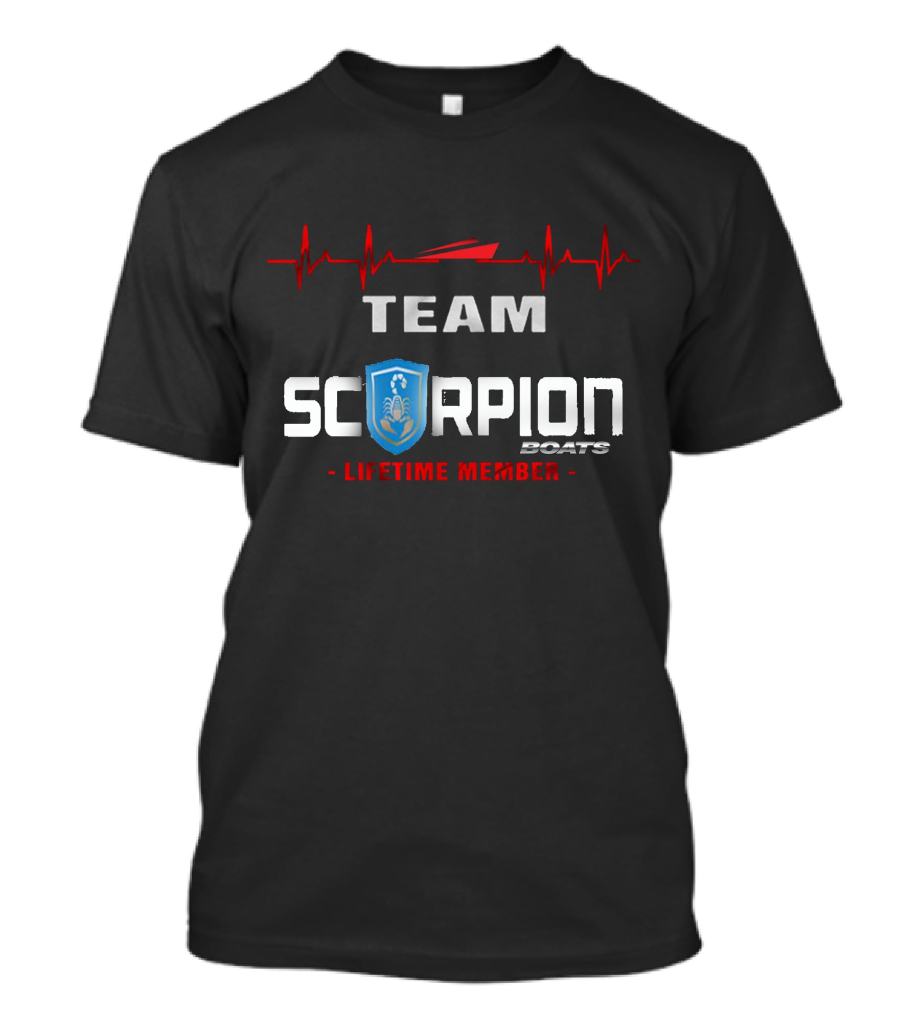 Team Scorpion Boats Lifetime Member T-Shirt