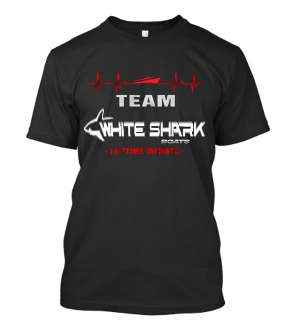Team White Shark Boats Lifetime Member T-Shirt