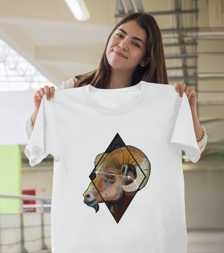 Aries Ram Starry Diamond 1041397 T-Shirt
