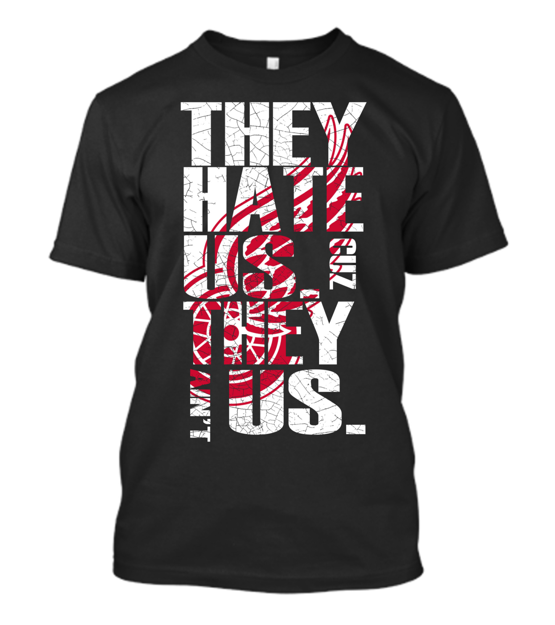 They Hate Us 'Cuz They Ain't Us Detroit Red Wings T-Shirt