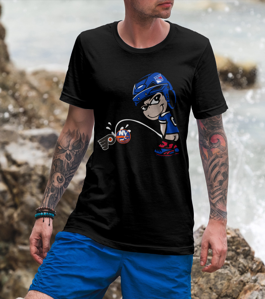 New York Rangers Rivalry Flyers Islanders T-Shirt