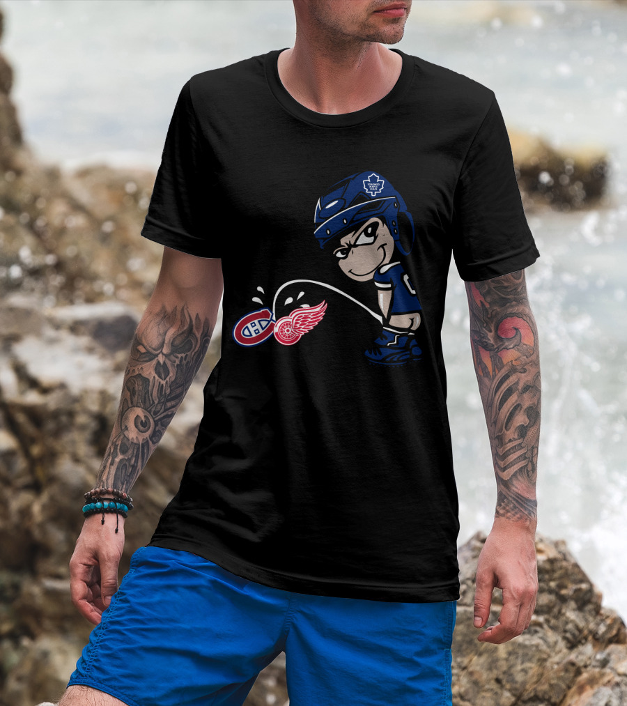 Toronto Maple Leafs Rivalry Detroit Red Wings Hockey T-Shirt