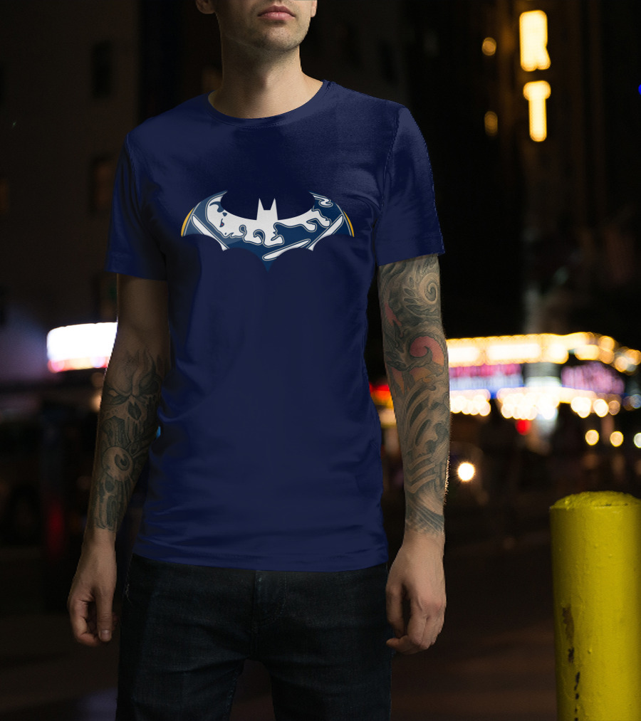 Buffalo Sabres Batman Logo Mashup T-Shirt