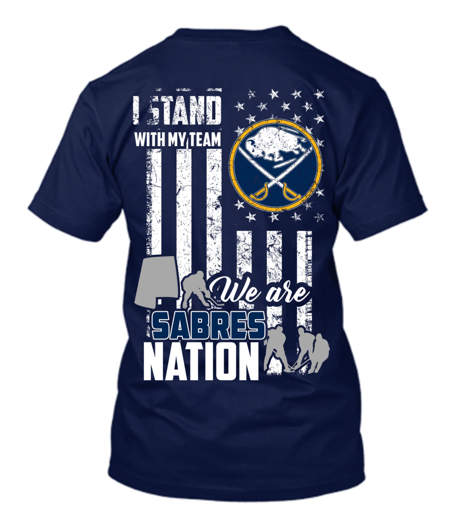 I Stand With My Team We Are Buffalo Sabres Nation T-Shirt
