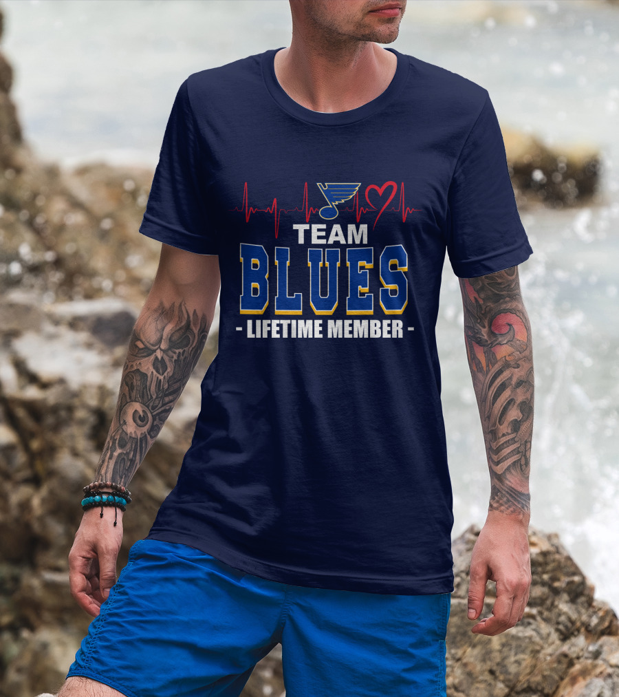 Team Blues Lifetime Member St. Louis Blues T-Shirt