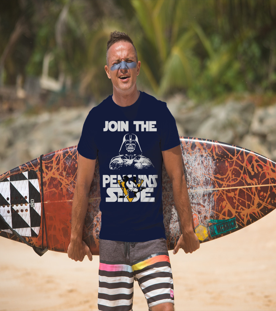 Join The Penguins Side T-Shirt