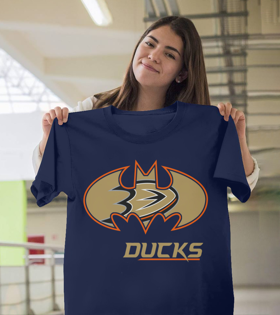 Anaheim Ducks Batman T-Shirt