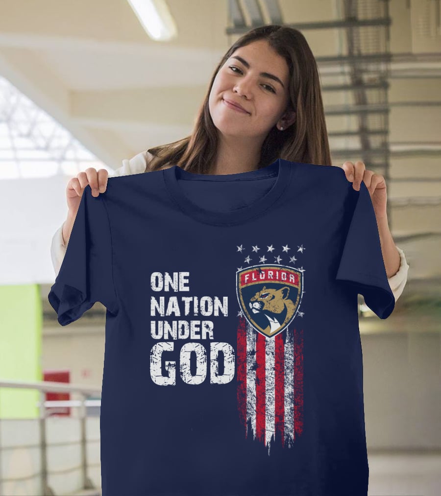 One Nation Under God Florida Panthers T-Shirt
