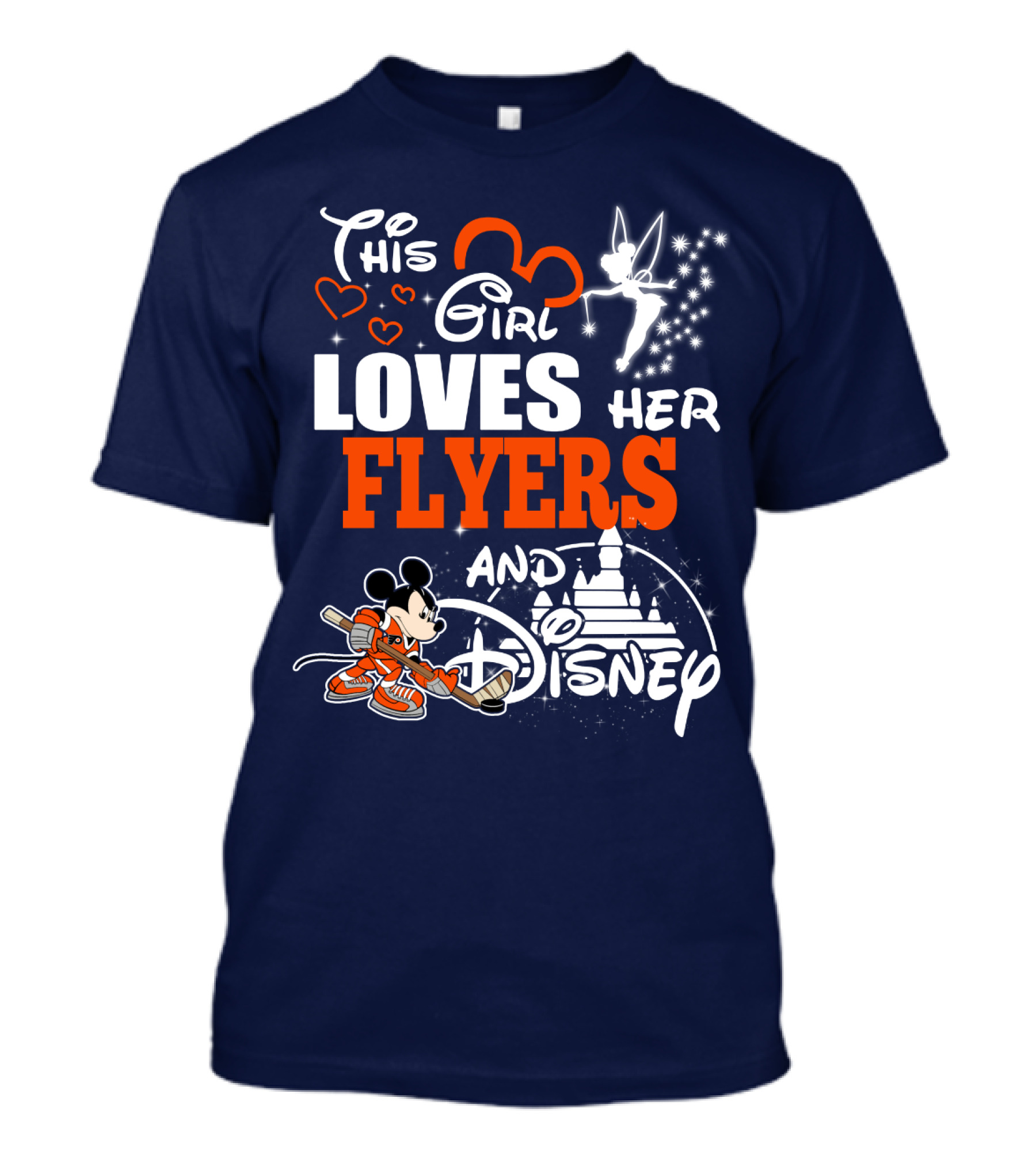 This Girl Loves Her Flyers And Disney T-Shirt