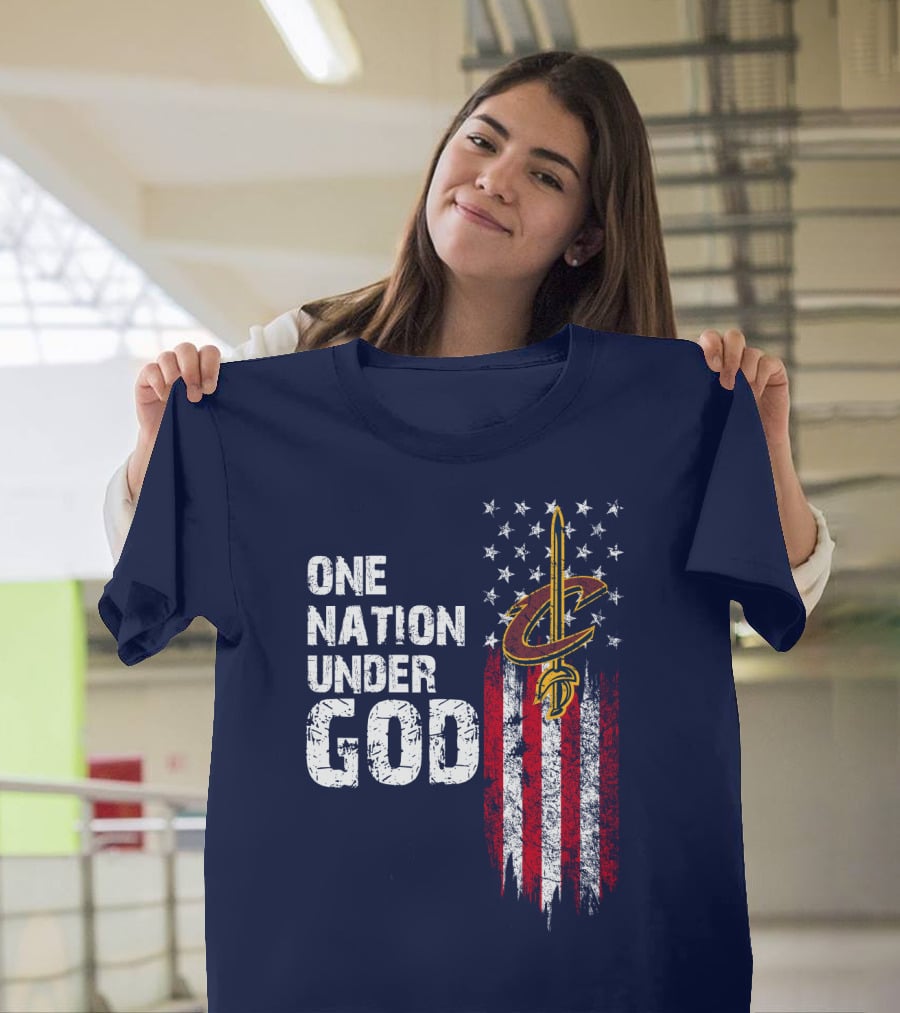 One Nation Under God Cleveland Cavaliers T-Shirt