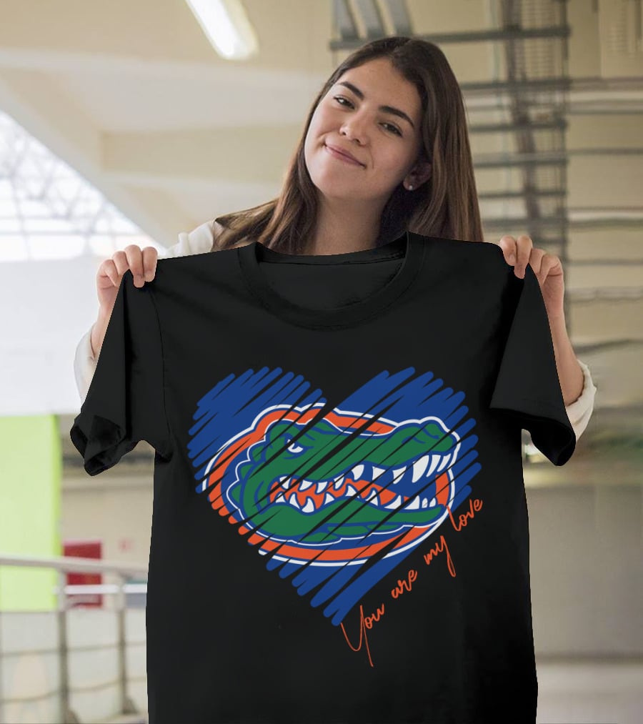 Florida Gators You Are My Love Heart T-Shirt