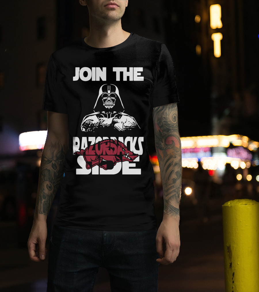 Join The Razorbacks Side T-Shirt