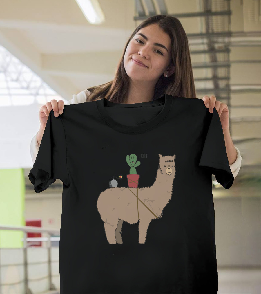 Alpaca Derp and Kektus Adventure with Explosive Humor T-Shirt