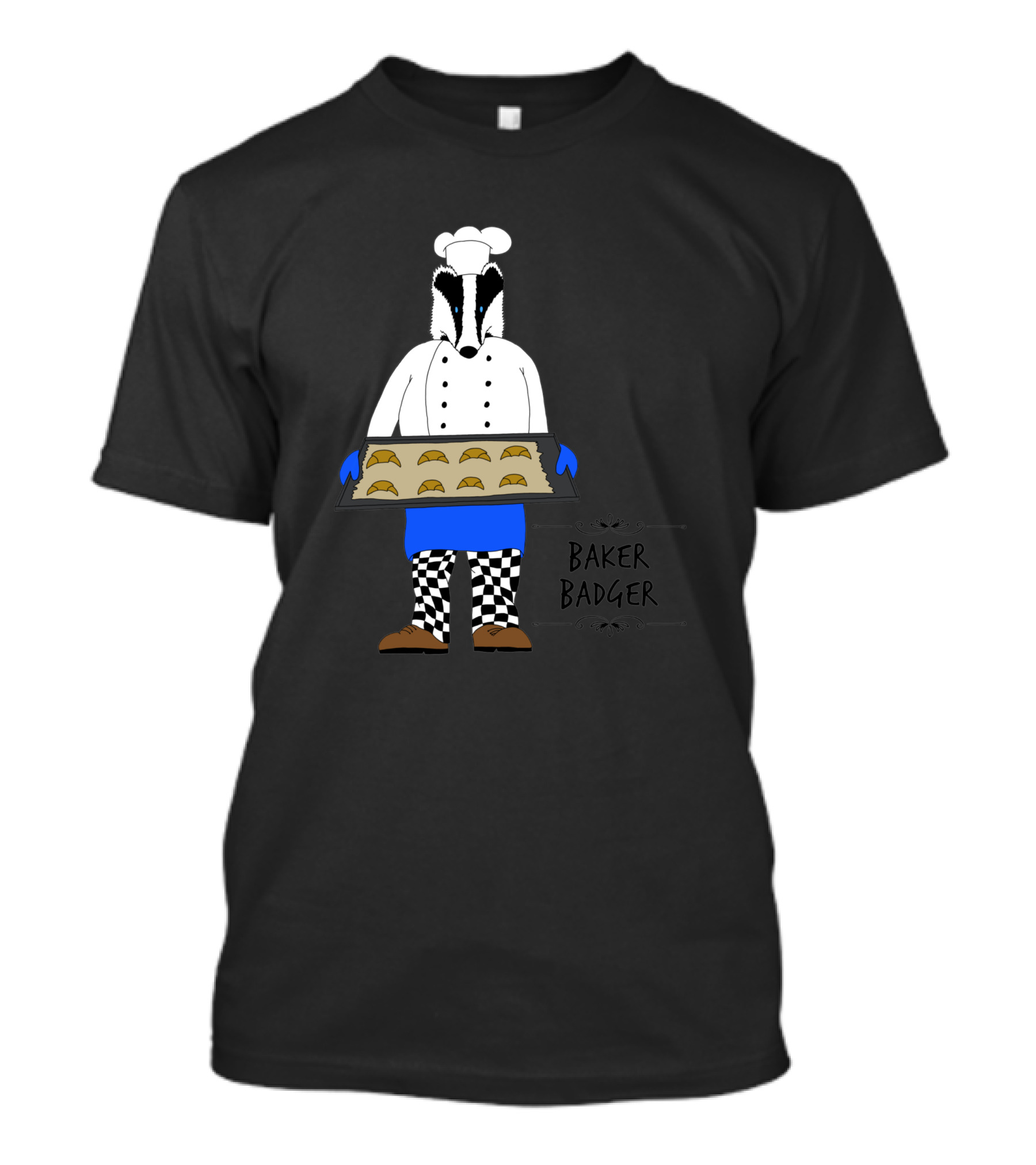 Baker Badger Holding Cookies 1068593 T-Shirt