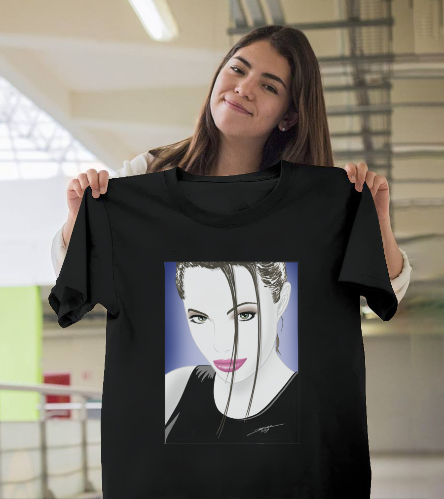 Angelic Raider Femme Fatale Portrait 59647 T-Shirt