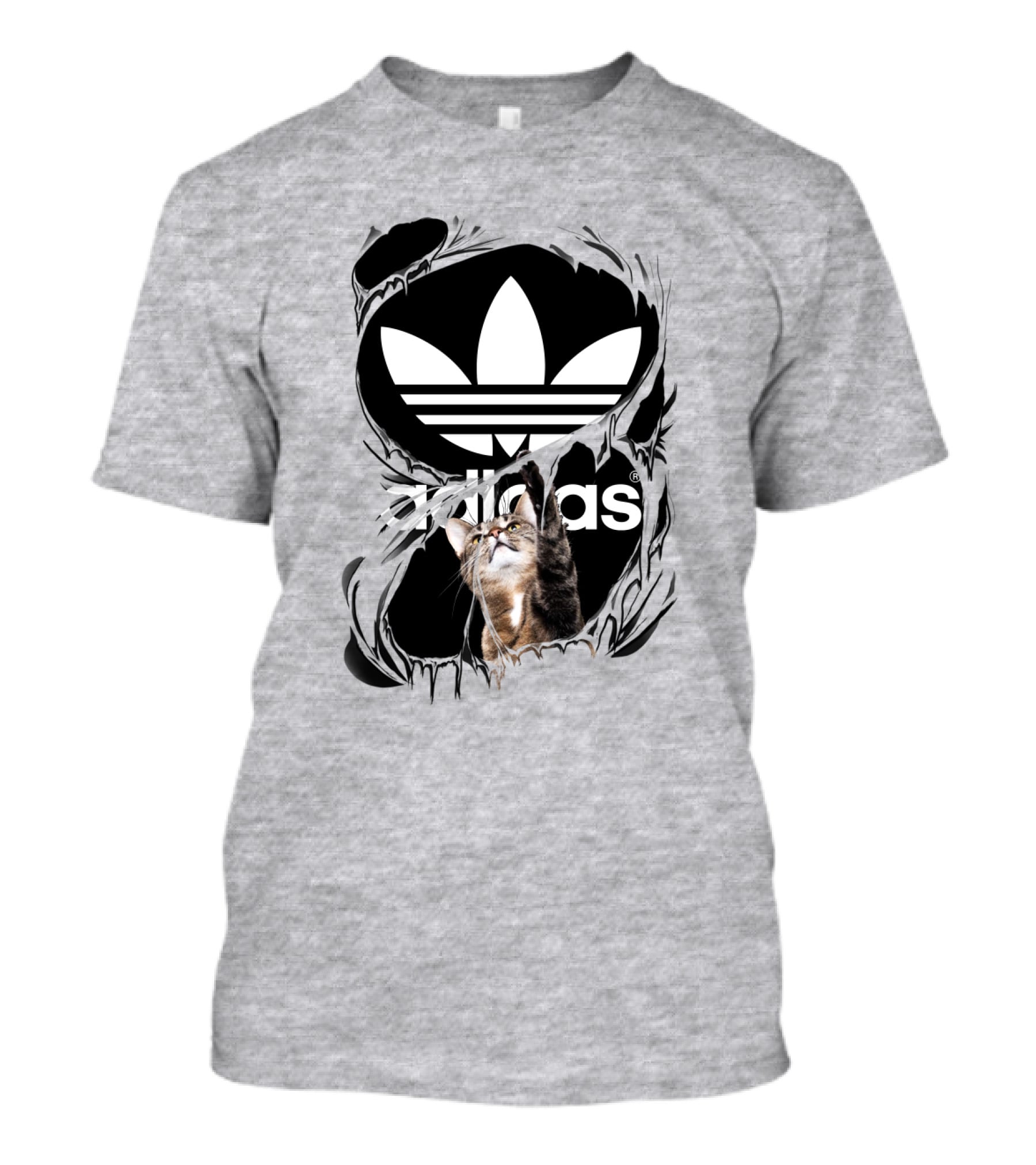 Trefoil Cat Scratch T-Shirt