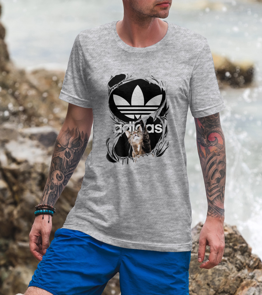 Trefoil Cat Scratch T-Shirt