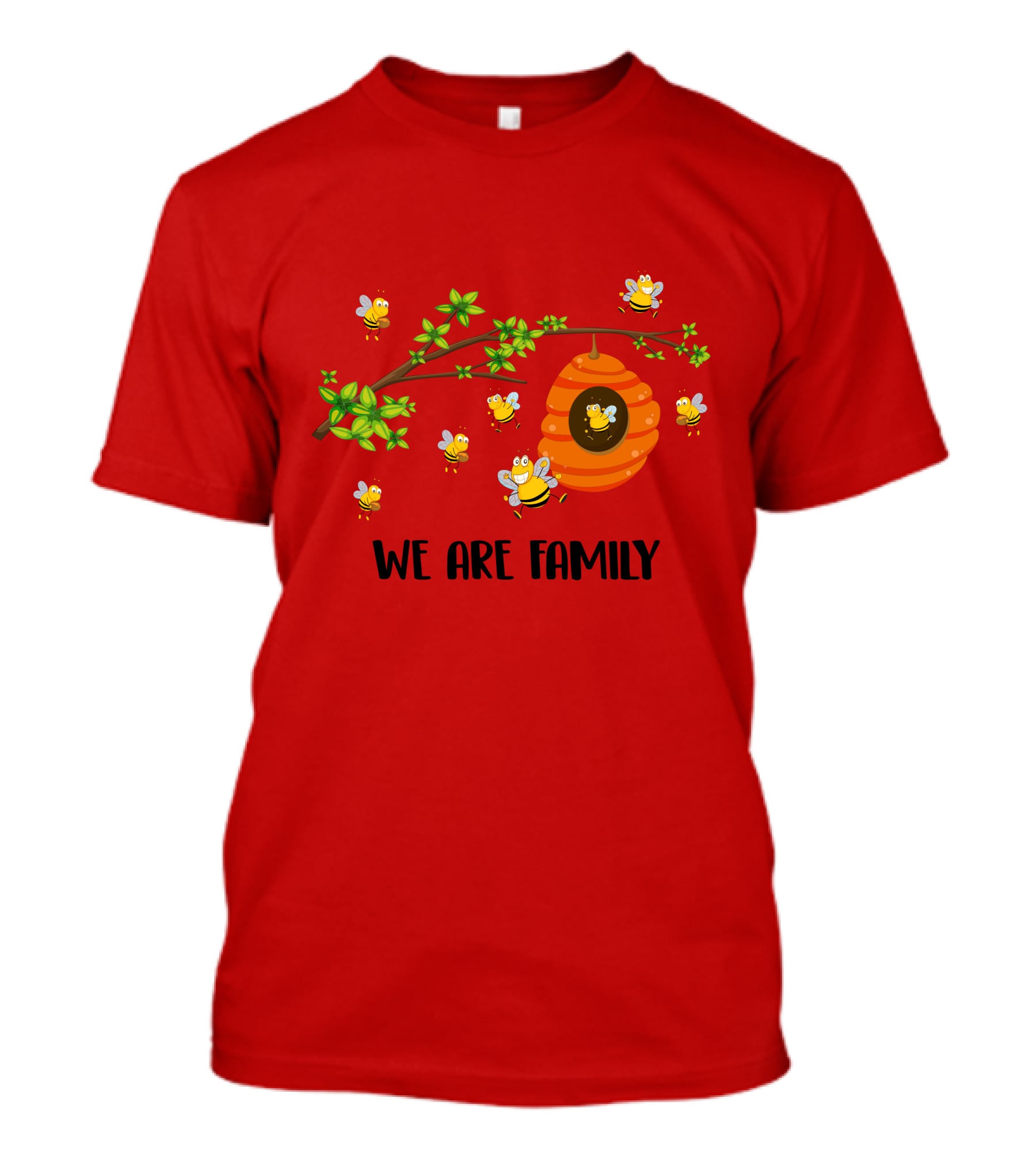 Bee We Are Family Friend Trip Vacation Party Hive Buzzing Community T-Shirt