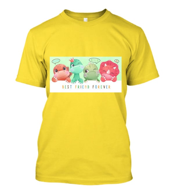 Dinosauria Best Friend Forever Roar Hello Hi T-Shirt