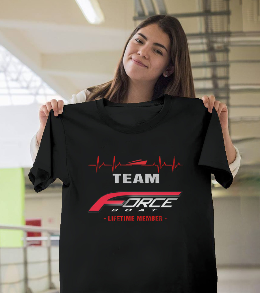 Team Force Boat Lifetime Member T-Shirt