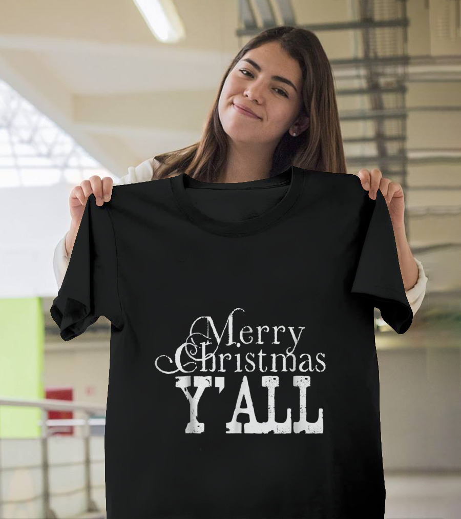 Merry Christmas Y'all Country Slang T-Shirt