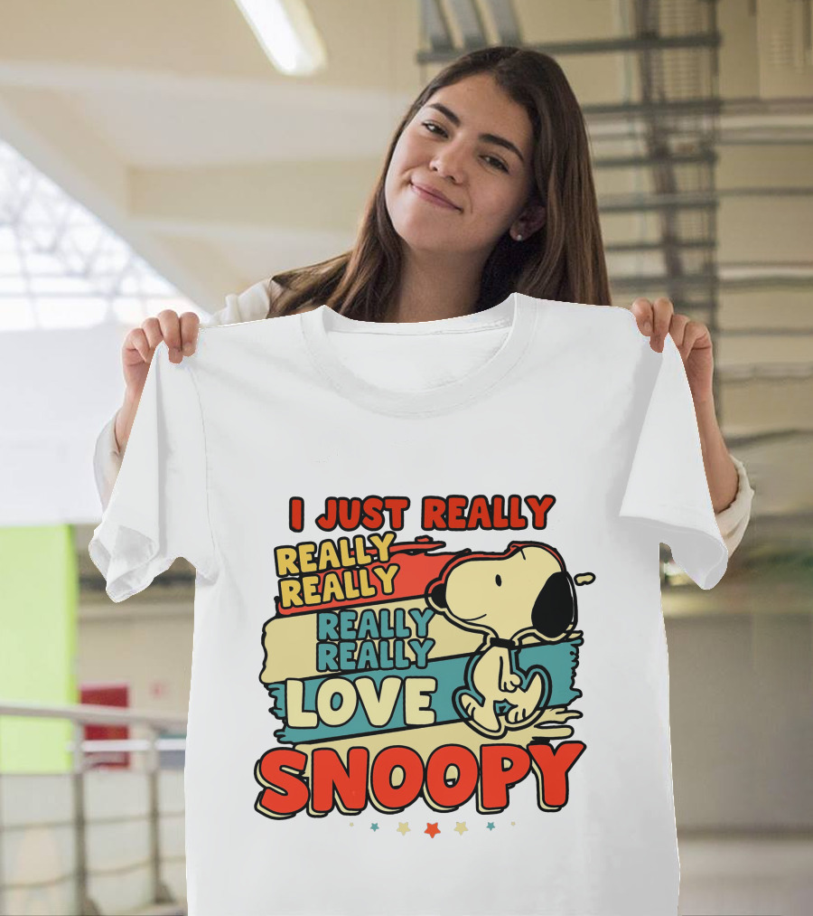 I Just Really Really Really Really Love Snoopy T-Shirt