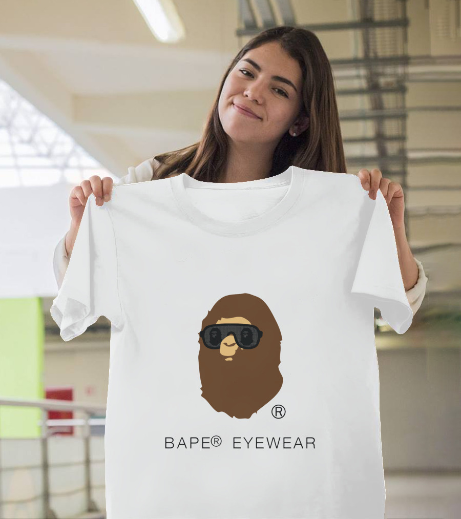 BAPE® Eyewear Iconic Ape Head with Sunglasses T-Shirt