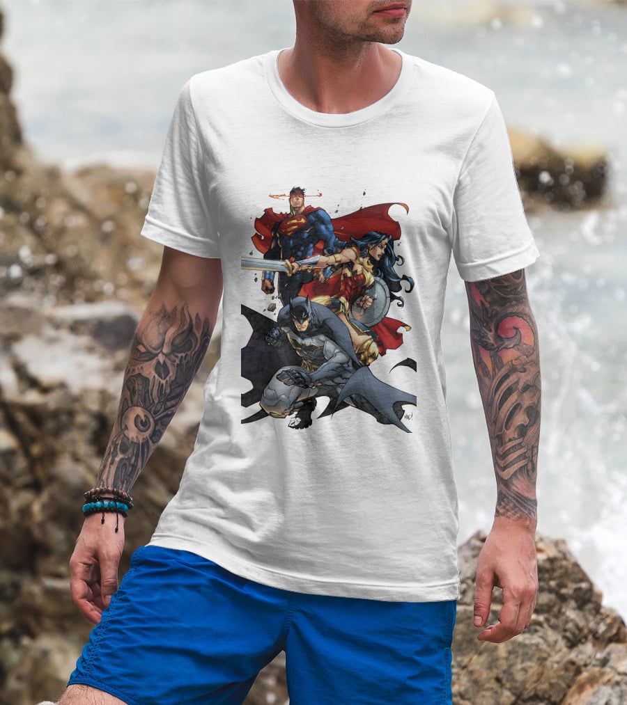 Justice League Trinity Superman Wonder Woman Batman T-Shirt