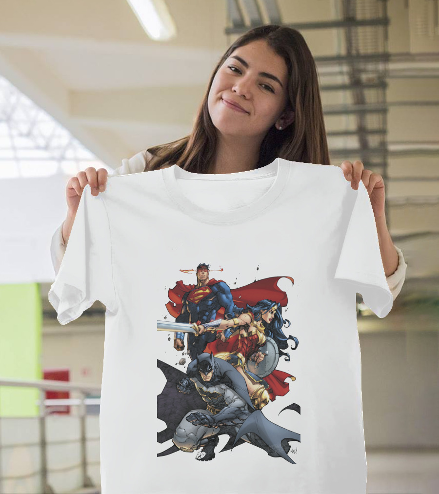 Justice League Trinity Superman Wonder Woman Batman T-Shirt