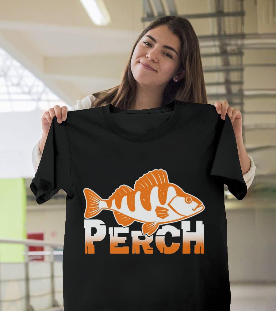 PERCH Fish Orange T-Shirt
