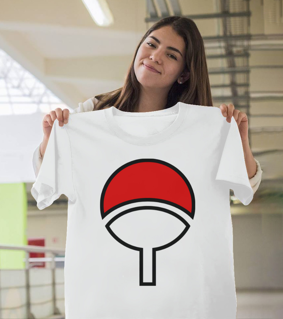 Clan Uchiha Sharingan Fan Symbol T-Shirt