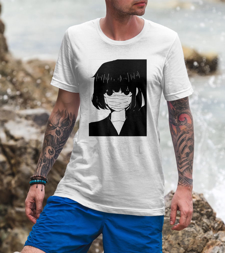 Anime Anti Social Japanese Text Vaporwave Aesthetic T-Shirt