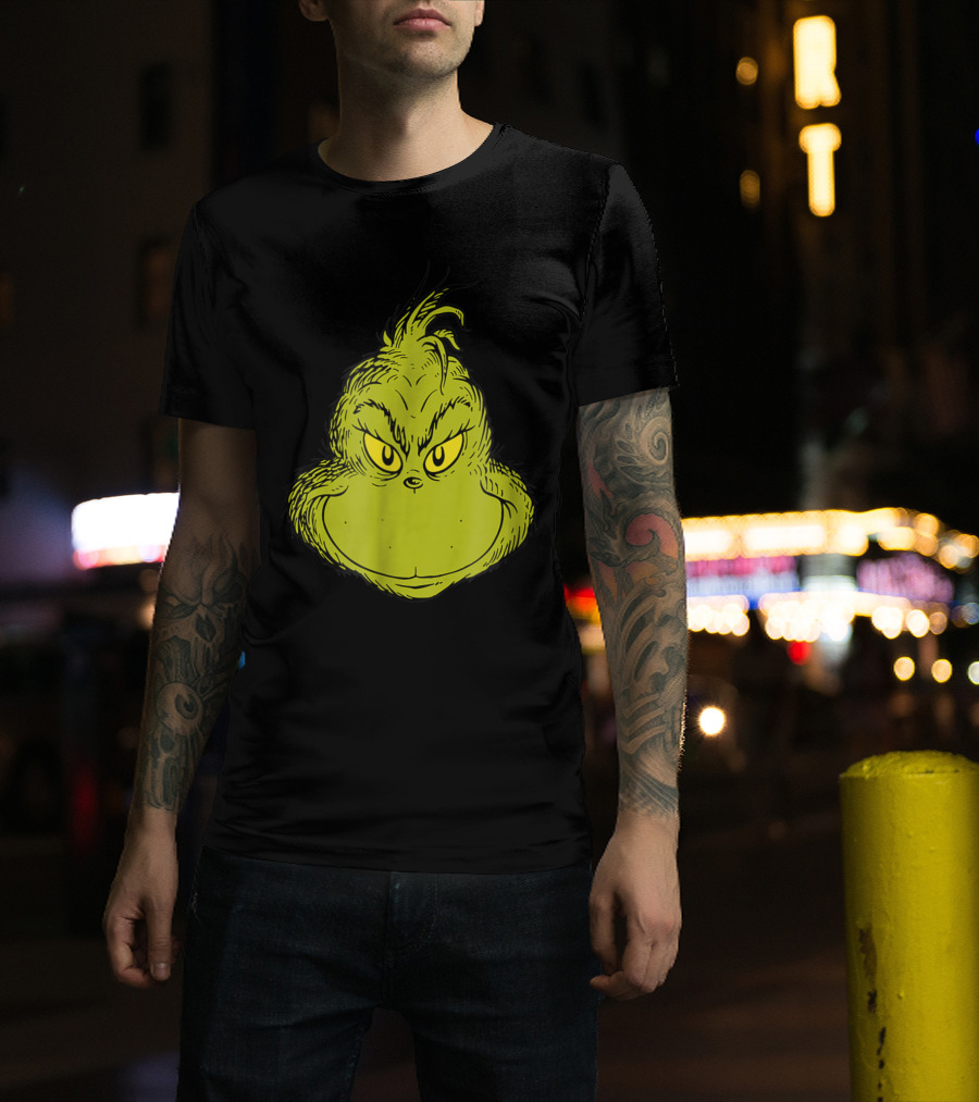 Dr Seuss Grinch Iconic Face Classic T-Shirt