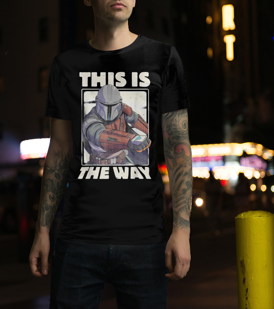 The Mandalorian This Is The Way Star Wars Action Pose T-Shirt