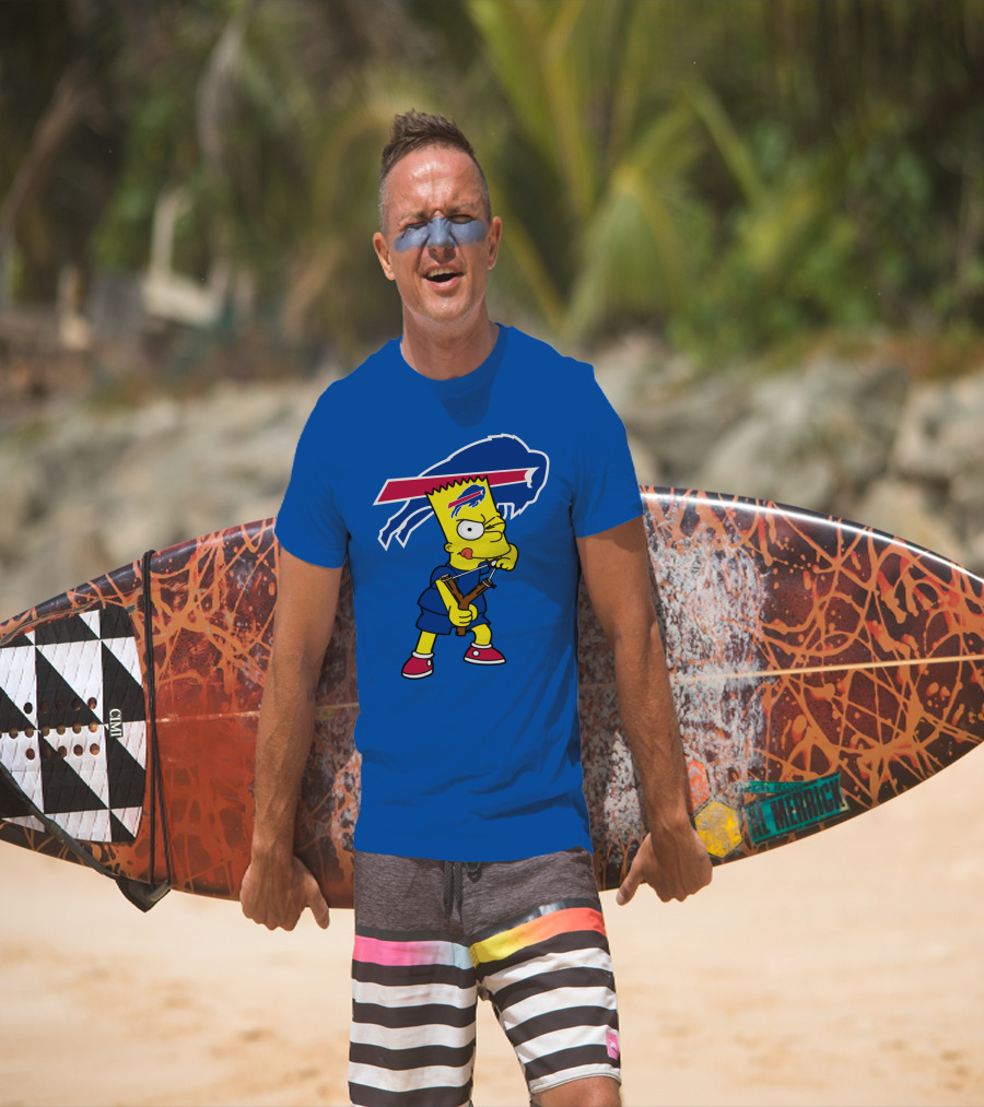 Bills Bart Simpson Buffalo Bills Nfl T-Shirt